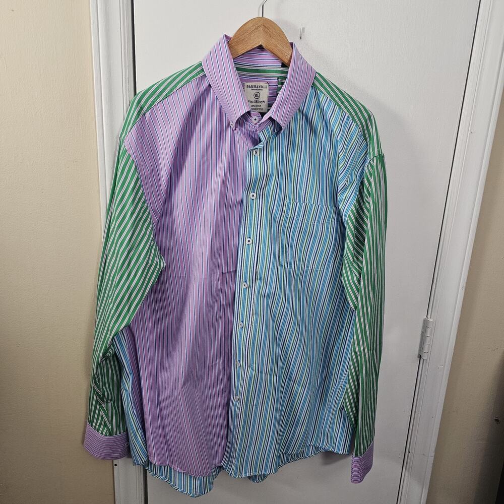 Panhandle Crazy Pattern Patchwork Pastel Oxford B… - image 1